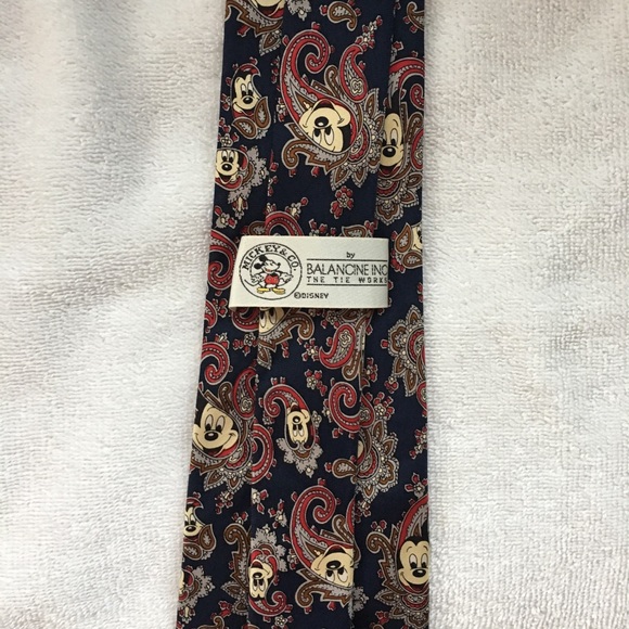 Mickey Mouse silk tie Balancine Inc The Tie Works - Picture 7 of 8